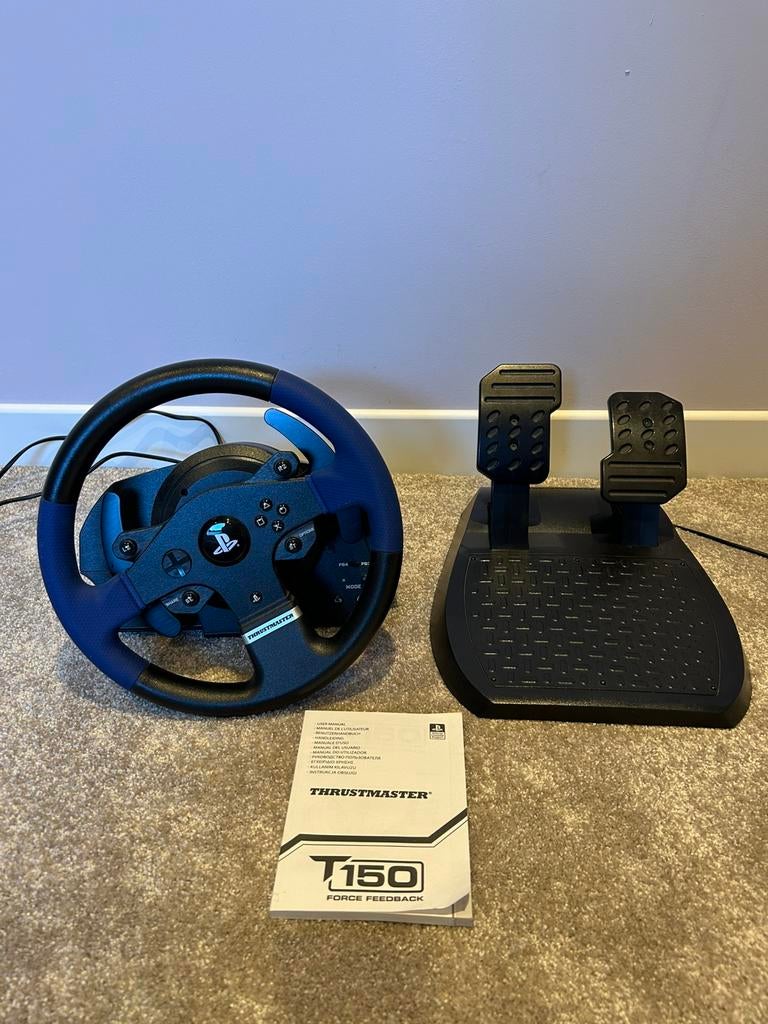 Thrustmaster T150, Games en Spelcomputers, Spelcomputers | Sony Consoles | Accessoires, Ophalen, Zo goed als nieuw, Stuur of Pedalen