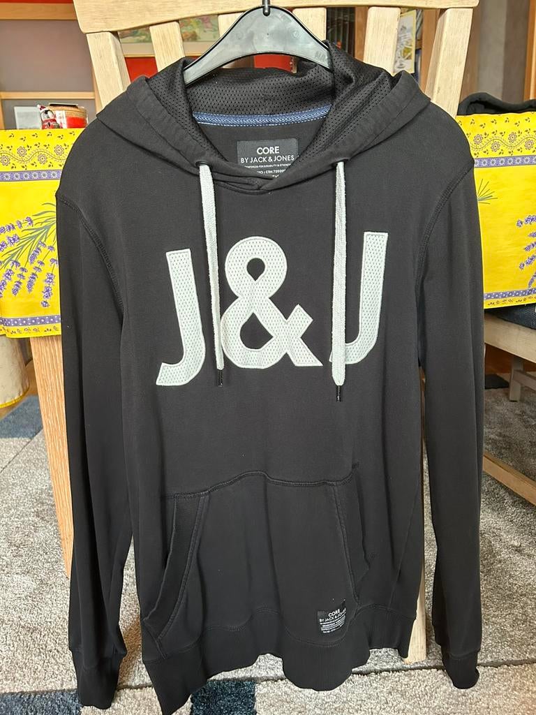Zwarte sweater van J&J (M), Ophalen, Gedragen, Maat 48/50 (M), Zwart