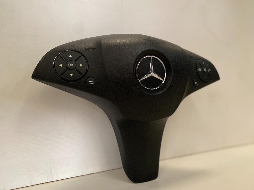 Stuurwiel airbag Mercedes CW204 klasse (2048604302), Ophalen of Verzenden, Gebruikt, Mercedes-Benz