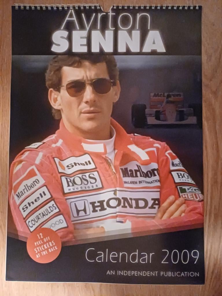Kalender Ayrton Senna A3 2009, Ophalen of Verzenden, Formule 1