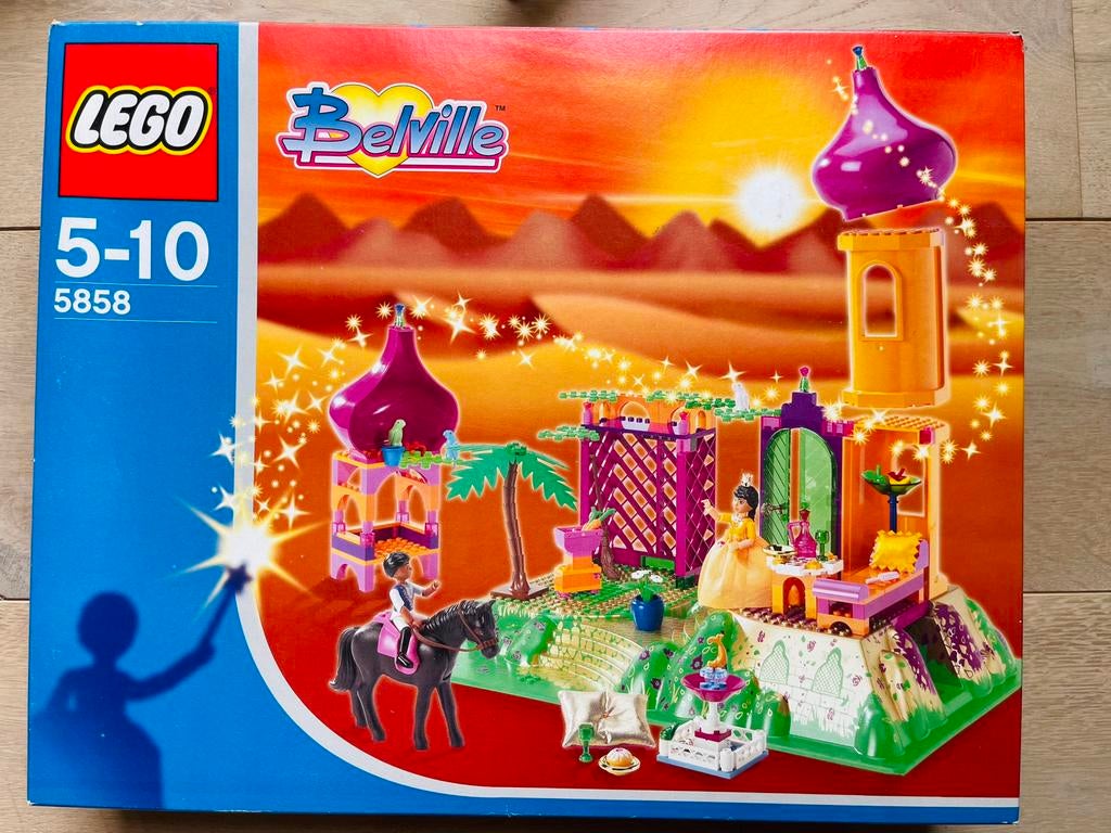 LEGO Belville 5858 + 5856 : Het Gouden Paleis + Bijhuis, Kinderen en Baby's, Ophalen, Gebruikt, Lego
