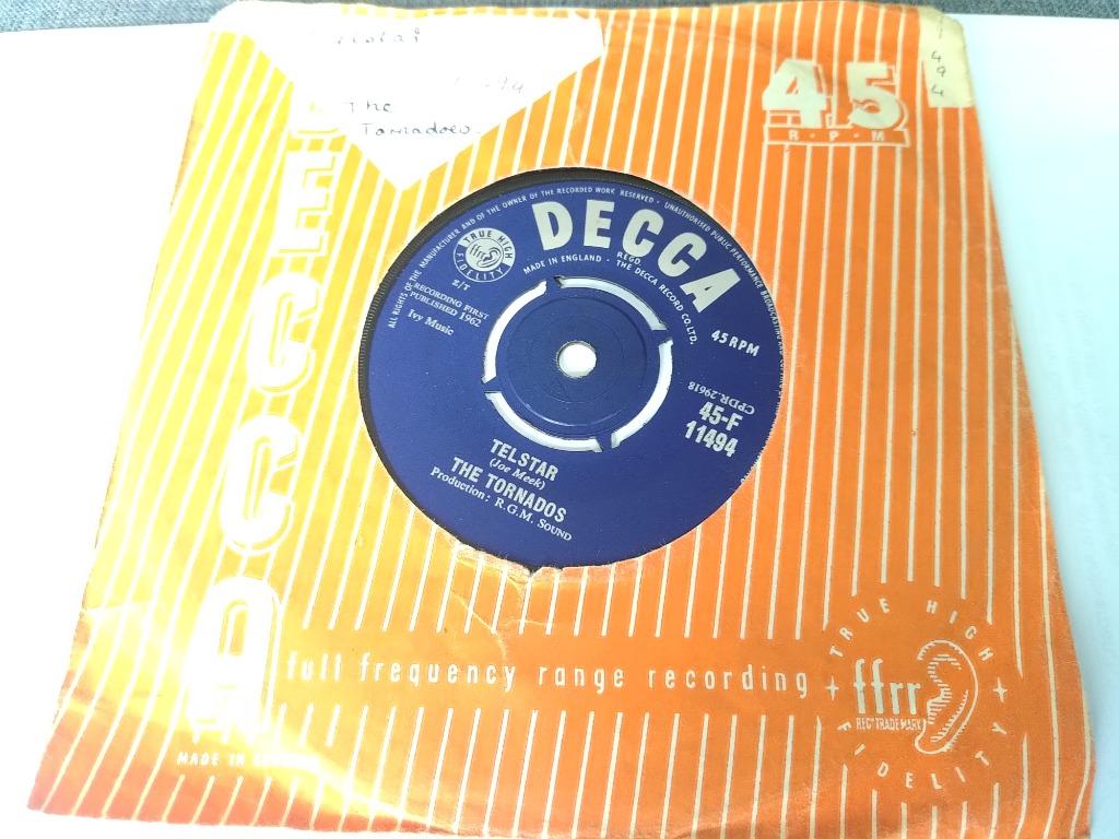 45T THE TORNADOS--TELSTAR----, Enlèvement ou Envoi, Single, Utilisé, Pop