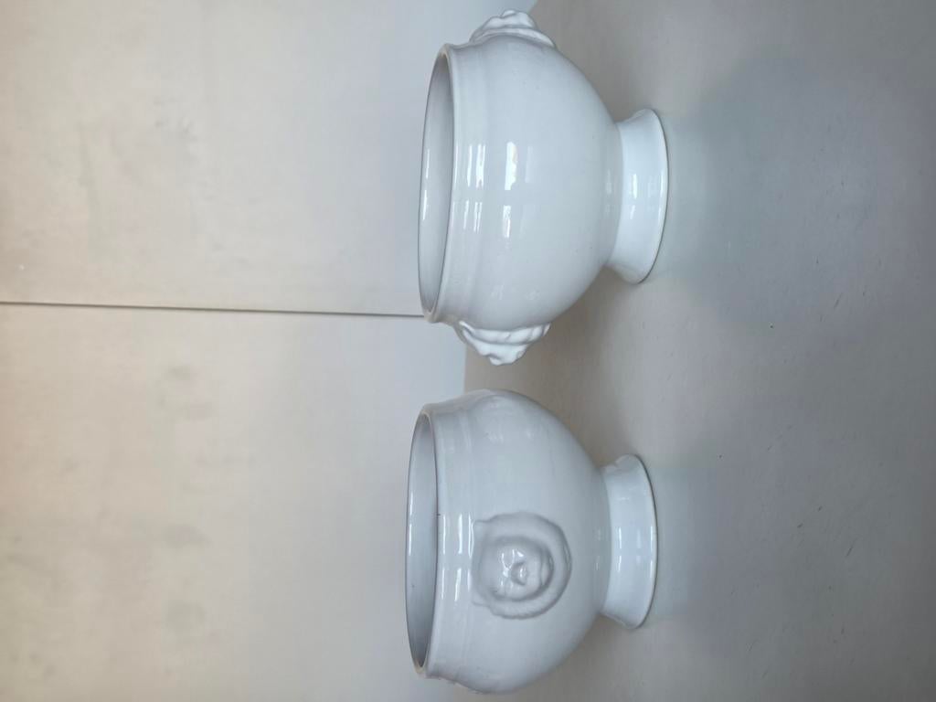 2 soeptassen met leeuwenkop, Huis en Inrichting, Keuken | Servies, Ophalen of Verzenden, Keramiek