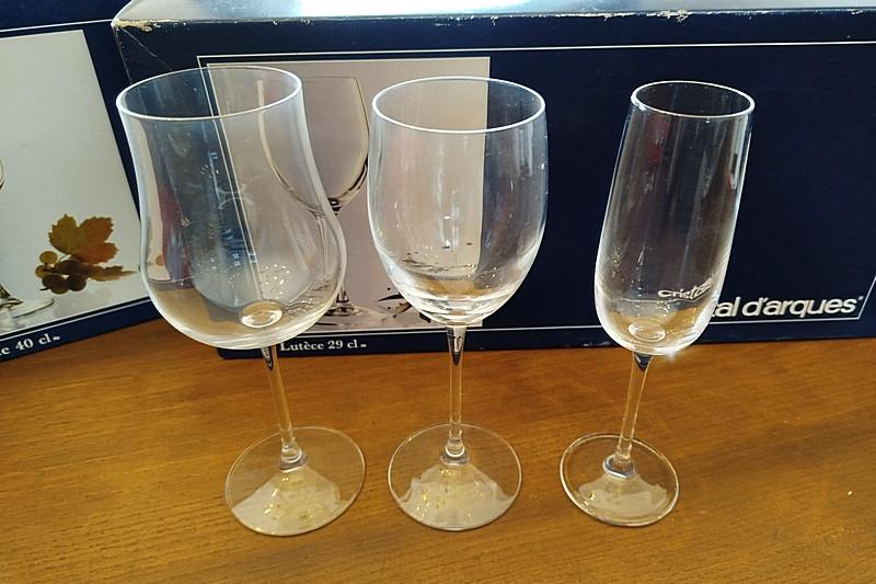 Verres Cristal d'Arques, Enlèvement, Comme neuf, Autres types