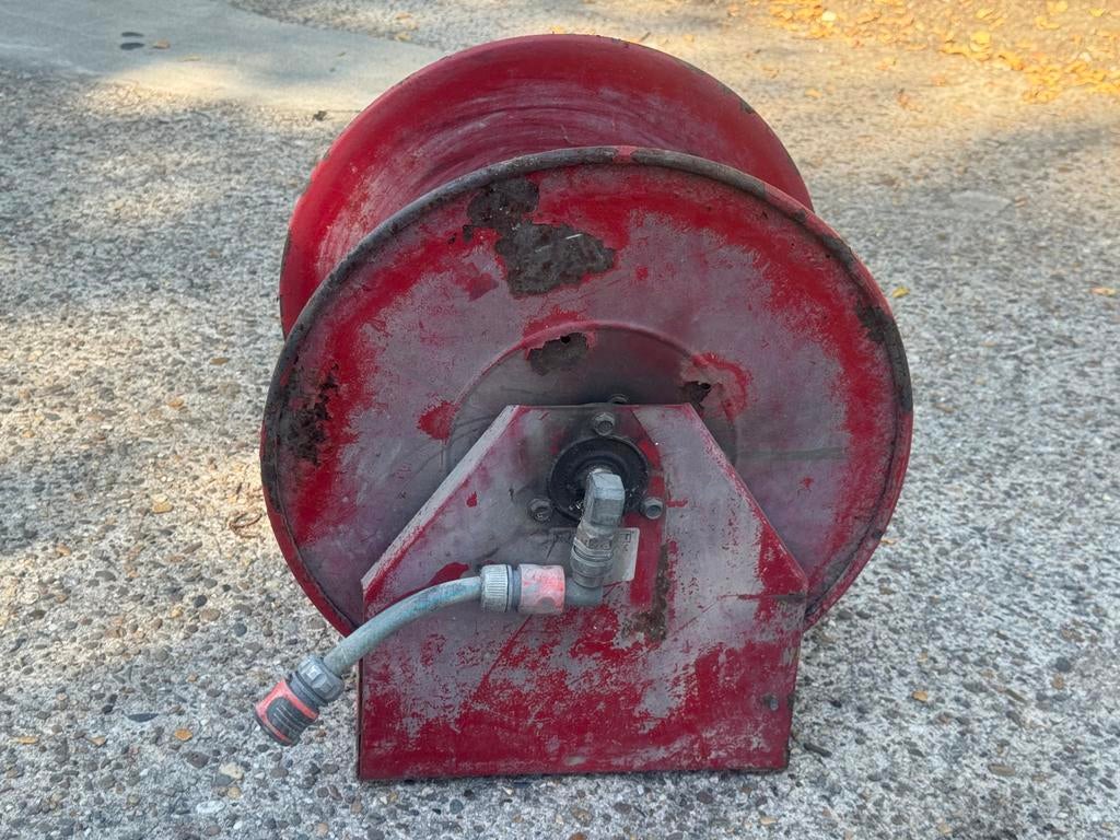 Industriele haspel voor waterdarmen, Tuin en Terras, Ophalen, Gebruikt, Tuinslanghaspel