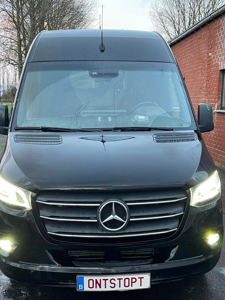 Mercedes Sprinter avec haute pression, aspiration intégrées, Autos, Camions, Particulier, Mercedes-Benz, Automatique, Noir, TVA déductible