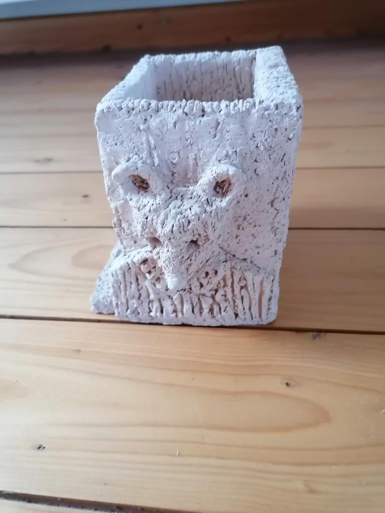 Bougeoir pour photophore en céramique, souris, fait main, Enlèvement