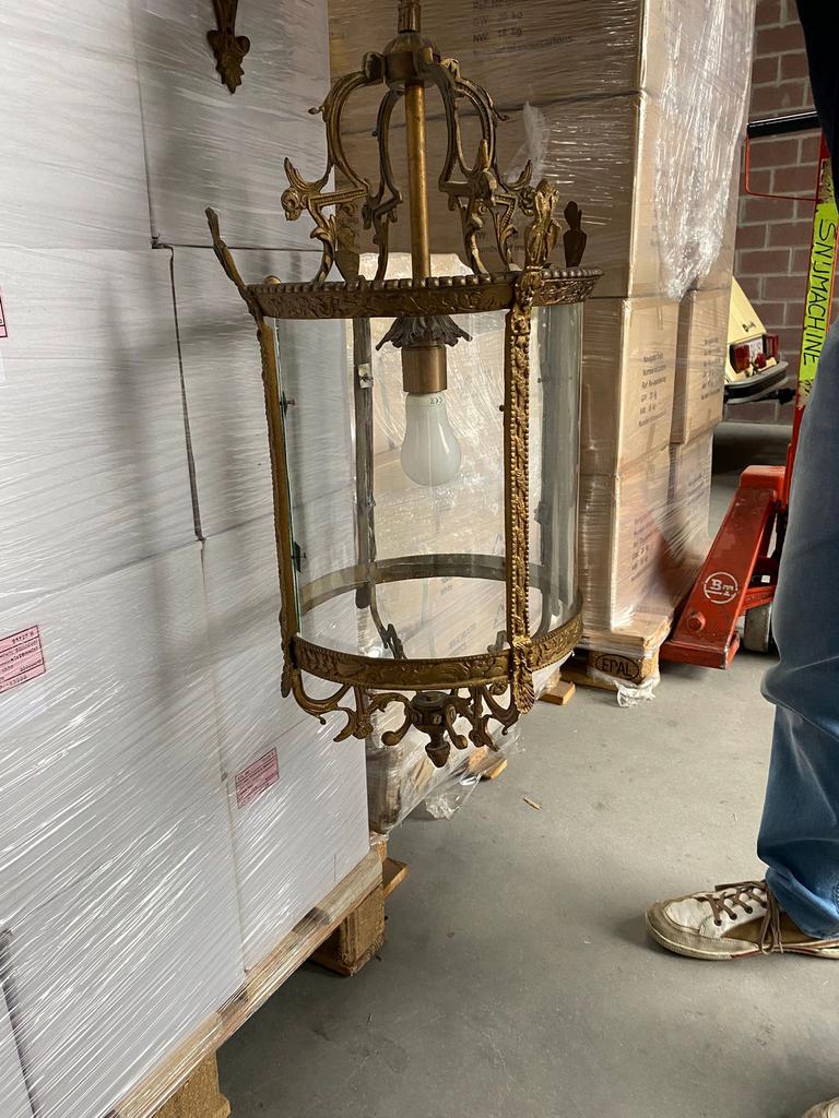 Kasteelluchter  75cm hoog. Perfecte staat., Huis en Inrichting, Ophalen of Verzenden, Glas