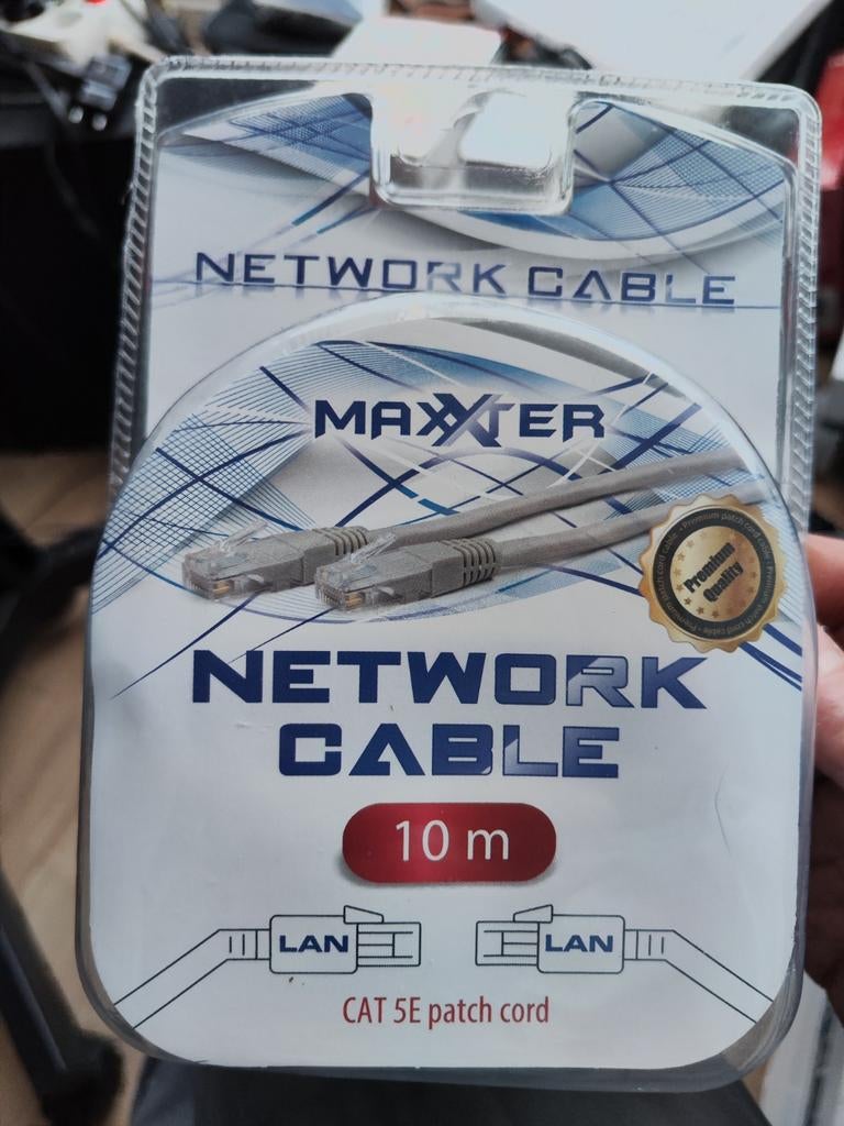 Cable ethernet 10 mètres, Enlèvement, Neuf