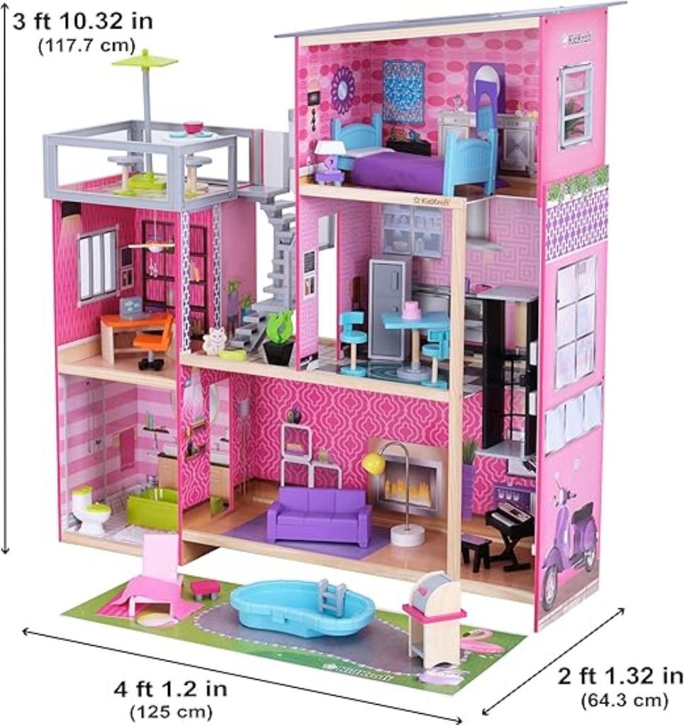 Maison de poupée en bois KidKraft LIVRAISON RAPIDE ET GRATUI, Envoi, Neuf, Maison de poupées