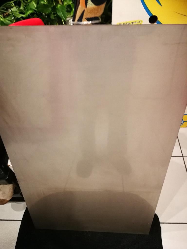 Plaque en INOX 1000x600mm Ep.2mm, Enlèvement, Neuf, Autres métaux