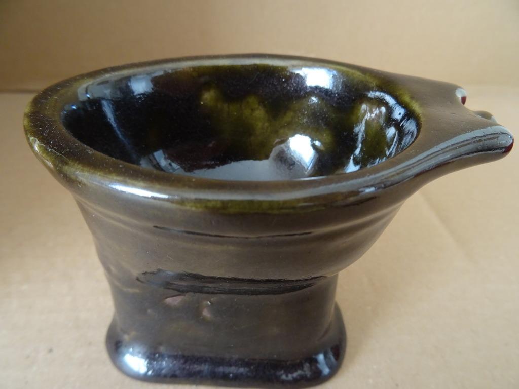 Curiosa asbak toiletpot asbak toilet wc-pot gesigneerd JT, Antiek en Kunst, Curiosa en Brocante, Ophalen of Verzenden