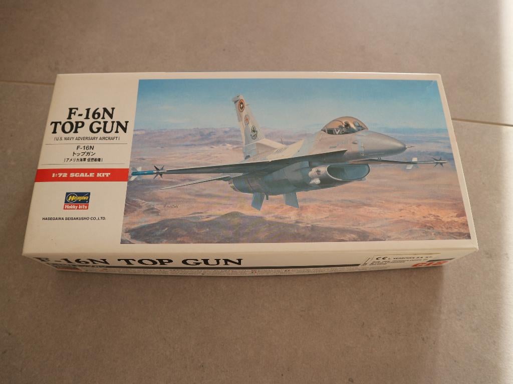 Hasegawa F-16N Top gun, Hobby en Vrije tijd, Nieuw, Ophalen of Verzenden, Vliegtuig, Hasegawa
