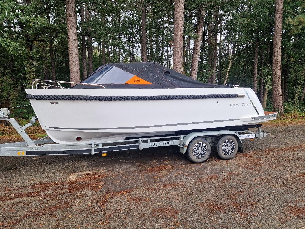 Maxima 620 retro  ** Vaarbewijsvrij **, Sports nautiques & Bateaux, Chaloupes, Neuf, 10 à 30 ch, 6 mètres ou plus, Moteur hors-bord