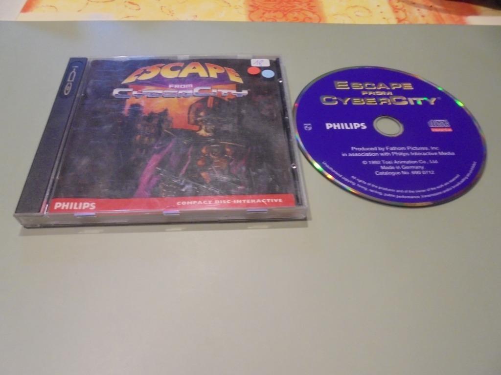 Philips CDI Escape from Cyber City (compleet), Ophalen of Verzenden, Gebruikt
