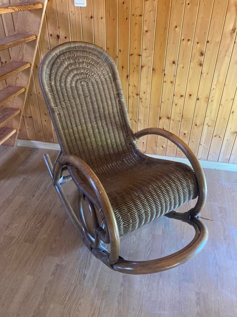 Schommelstoel, Enlèvement, Utilisé, Osier ou Rotin