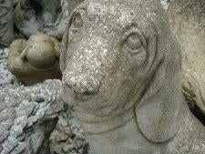 statue de jardin pour chien, Jardin & Terrasse, Enlèvement ou Envoi, Comme neuf, Béton, Animal