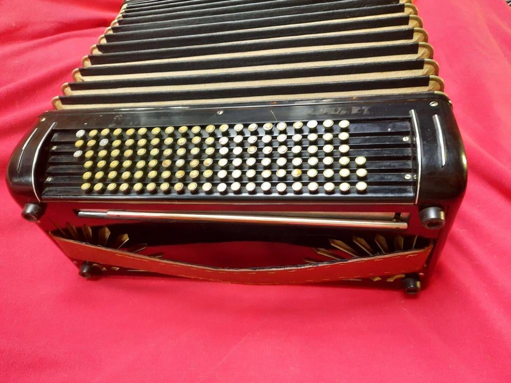 Super Sabatini chromatische accordeon, Ophalen of Verzenden, Gebruikt