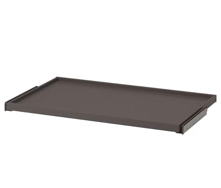 Étagère coulissante Ikea Pax gris foncé 100x58 cm neuve, Enlèvement, Neuf, Armoire