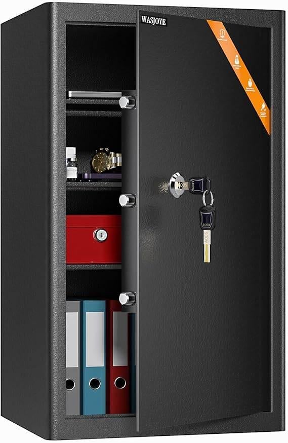 Grand coffre-fort avec clés | 60 L | LIVRAISON GRATUITE