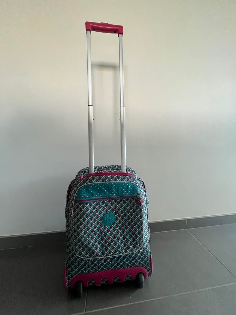 Kipling rugzak trolley met laptop compartiment, Bijoux, Sacs & Beauté, Sacs | Cartables, Enlèvement, Comme neuf