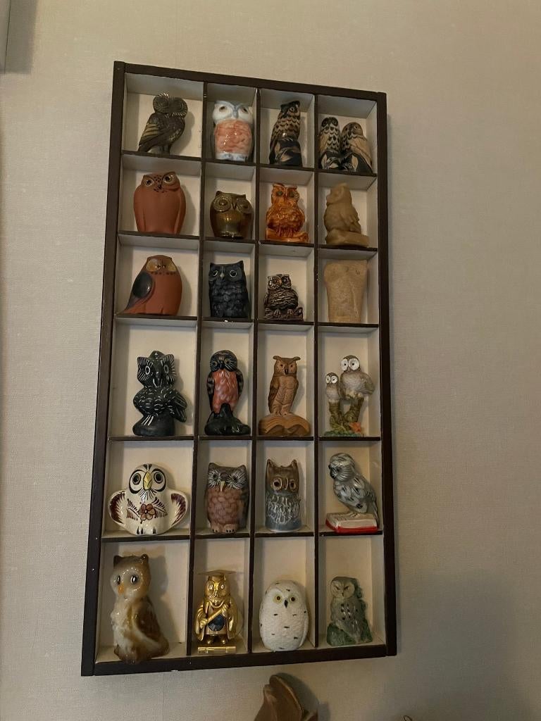 verzameling uilen, Ophalen, Zo goed als nieuw, Vogel, Beeldje of Figuurtje