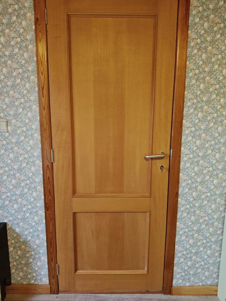 2 portes entièrement en bois, Bricolage & Construction, Fenêtres & Moustiquaires, Enlèvement