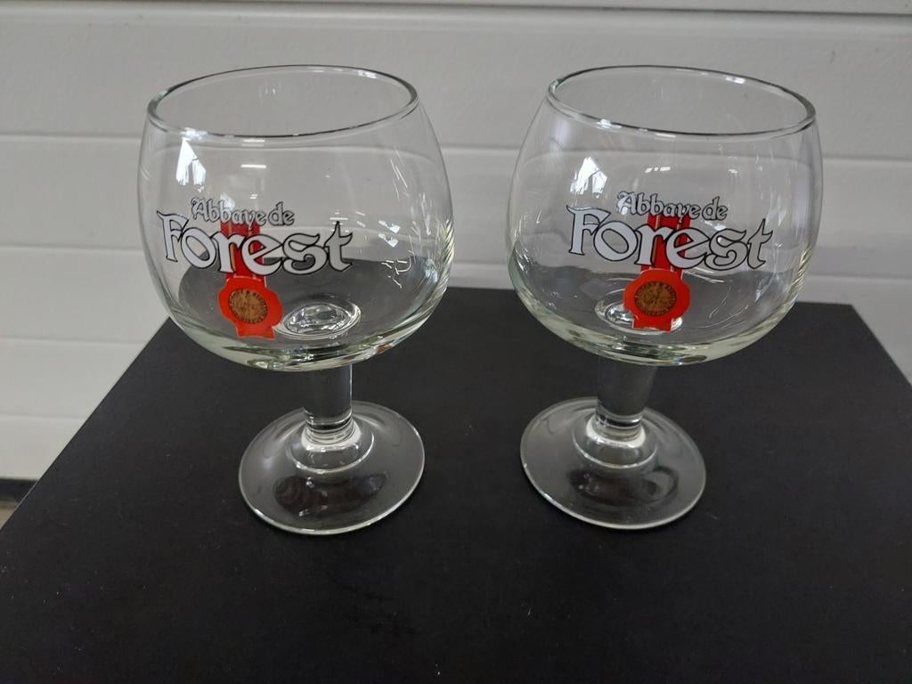 Verre à bière Abbaye de Forest, Enlèvement ou Envoi, Comme neuf, Verre à bière