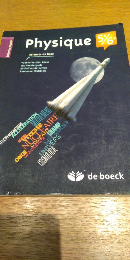 Physique 5è/6è (science de base), Livres, Enlèvement, Utilisé, Secondaire, Physique