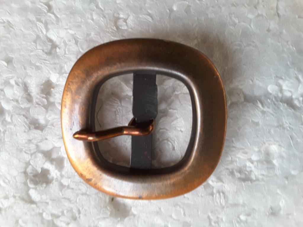 boucle de ceinture ronde 42 mm aspect cuivre patiné, Enlèvement ou Envoi, Neuf