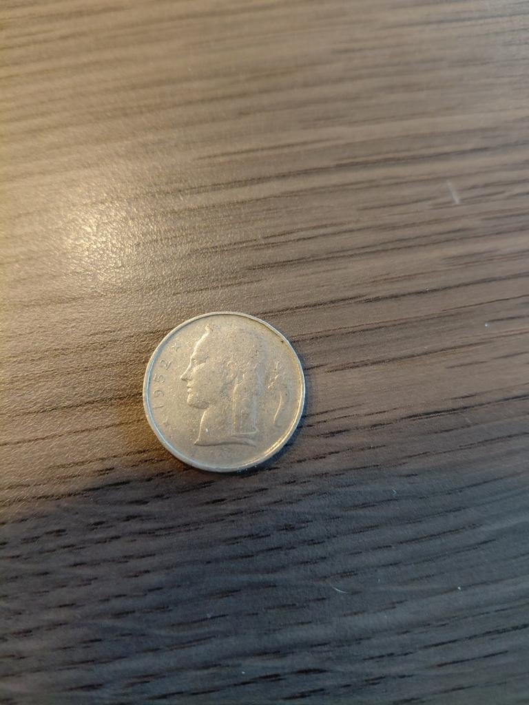 1 oude belgische frank, Postzegels en Munten, Ophalen of Verzenden