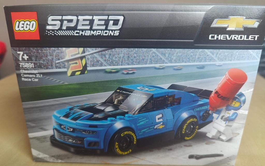 LEGO Speed Champions Chevrolet Camaro ZL1 Racewagen - 75891, Ophalen of Verzenden, Nieuw, Complete set, Lego
