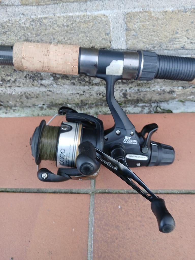 Shimano st 10000  ra plus hengel 3.3 m, Enlèvement