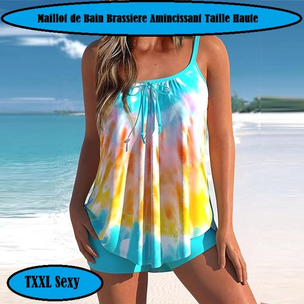 Nieuw T 2XL tweedelig zwempak, Kleding | Dames, Badmode en Zwemkleding, Ophalen, Nieuw, Overige kleuren, Badpak