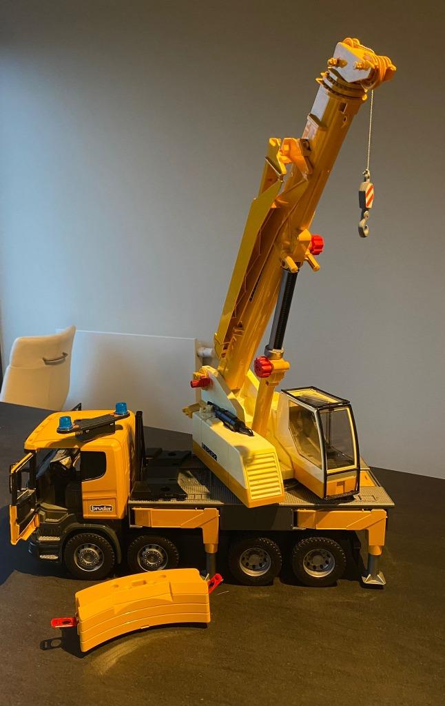 Bruder Liebherr kraanwagen, Ophalen, Gebruikt