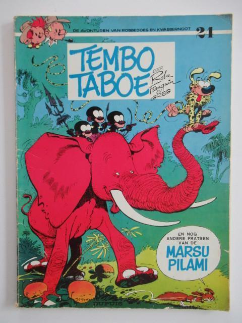 robbedoes...nr.24...tembo taboe............1st, Boeken, Stripverhalen, Ophalen of Verzenden, Gelezen