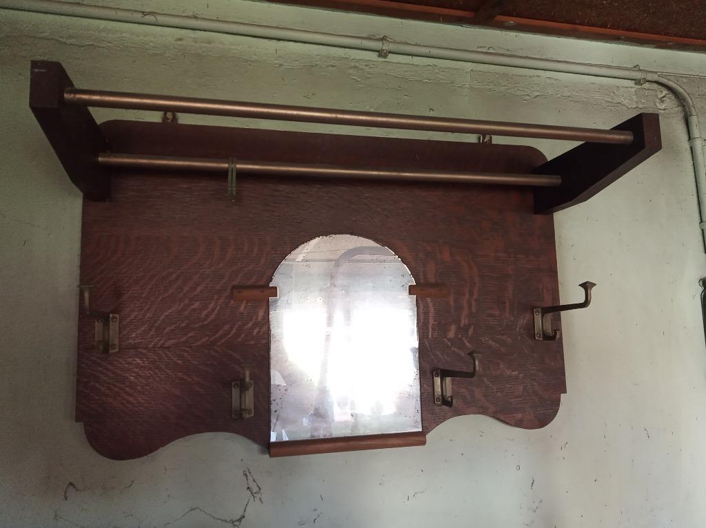 Kapstok met hoedenplank, Gebruikt, Minder dan 100 cm, Hout, Ophalen