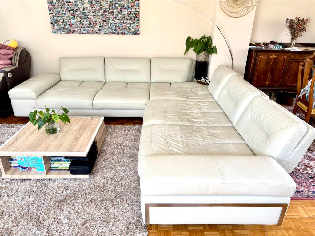 Canapé d’angle design Francoferri modèle Stallone, Maison & Meubles, Canapés | Coins salons complets, Enlèvement, Utilisé, Cuir