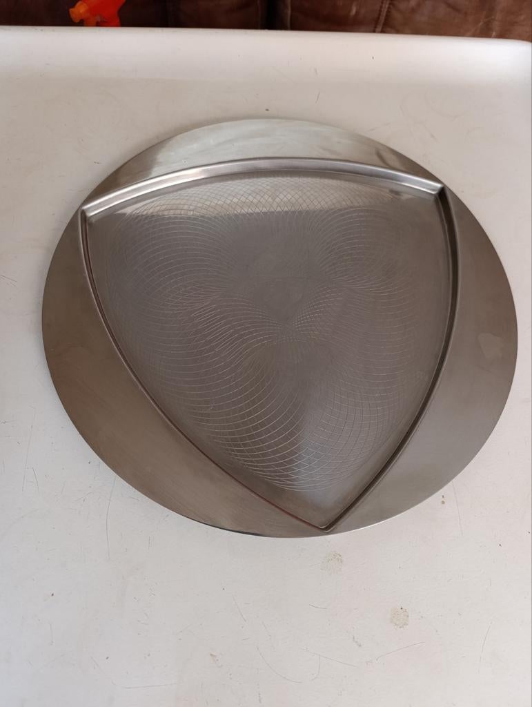 Plateau Trifoglio  par Franco Grignani pour Alessi, Antiquités & Art, Antiquités | Plateaux, Enlèvement ou Envoi