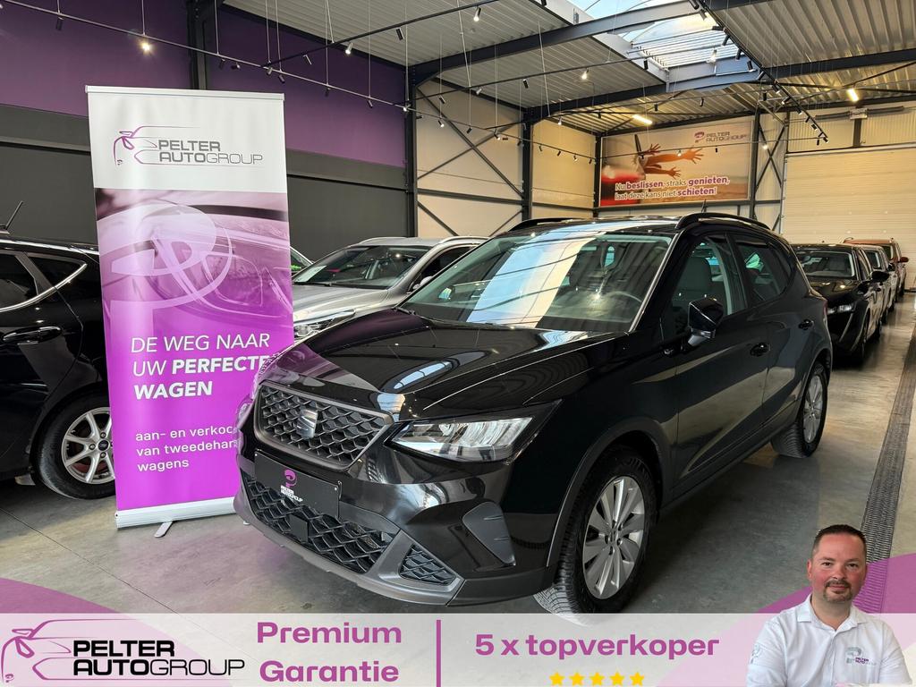 Seat Arona 1.0 TSi DSG Style GPS Apple CarPlay Lane Assist, Auto's, Seat, 139 g/km, 0 kg, Zwart, Bedrijf