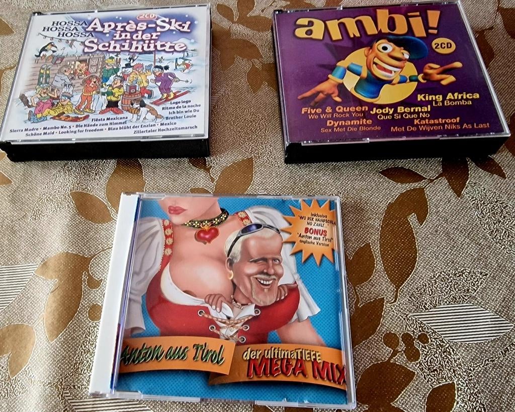 2 dubbelcd's ambiancemuziek en cd anton aus tirol, Ophalen