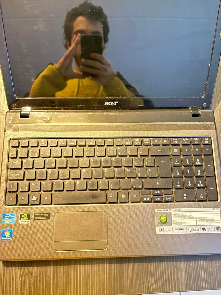 Acer Aspire 5750G, Informatique & Logiciels, Ordinateurs portables Windows, Comme neuf, 15 pouces, 2 à 3 Ghz, 8 GB, Azerty, Enlèvement