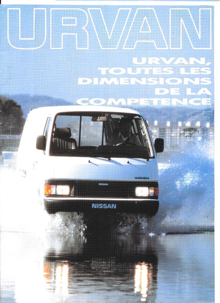 NISSAN URVAN,  1993, Boeken, Ophalen of Verzenden, Zo goed als nieuw, Nissan