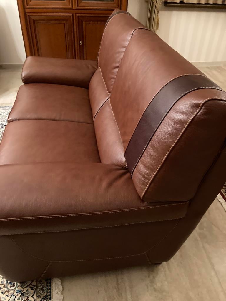 Prachtige klassieke leren salon, Ophalen, Zo goed als nieuw