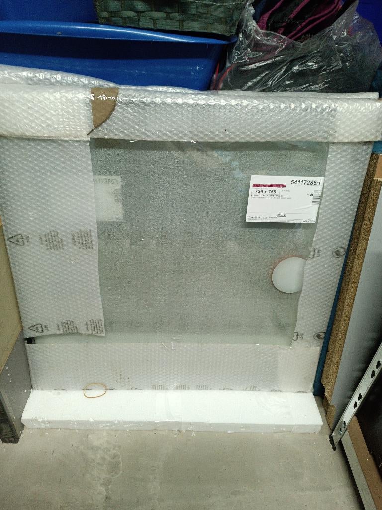 2 Vitres double vitrage 736mmx758mm, Bricolage & Construction, Vitres, Châssis & Fenêtres, Neuf, Double vitrage, Fenêtre de façade ou Vitre