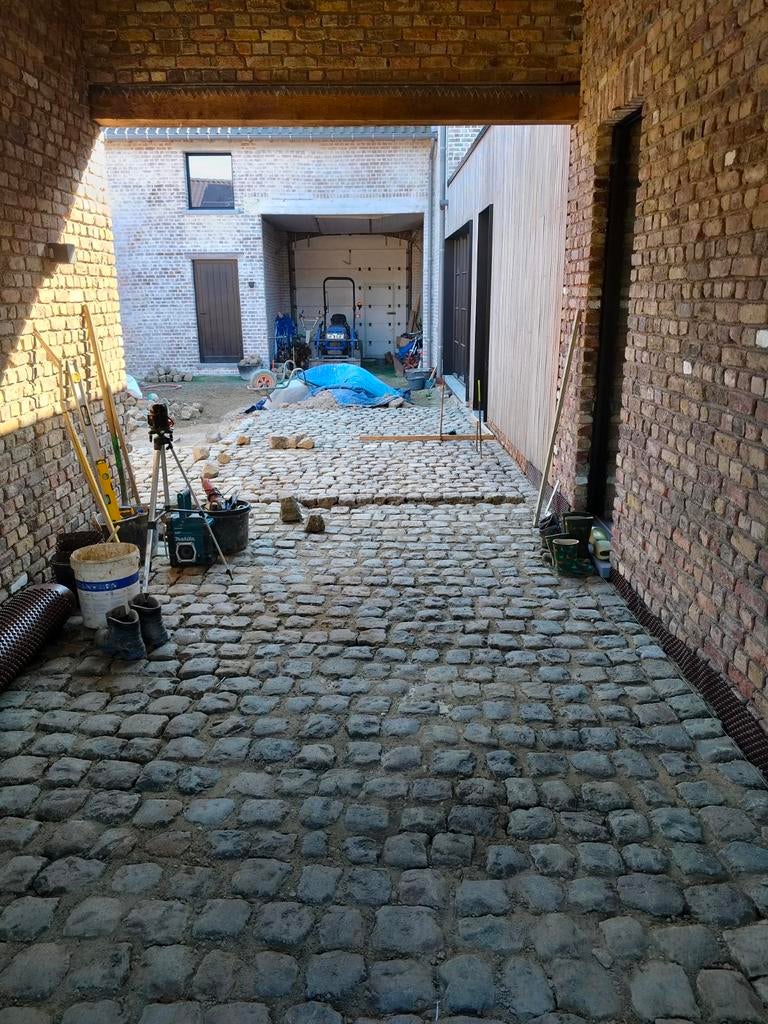 Klinker en kassei werken, Tuin en Terras, Tegels en Klinkers, Ophalen