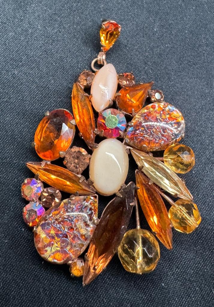 Antieke hanger uit de jaren 50, Handtassen en Accessoires, Antieke sieraden, Ophalen of Verzenden, Overige materialen, Hanger