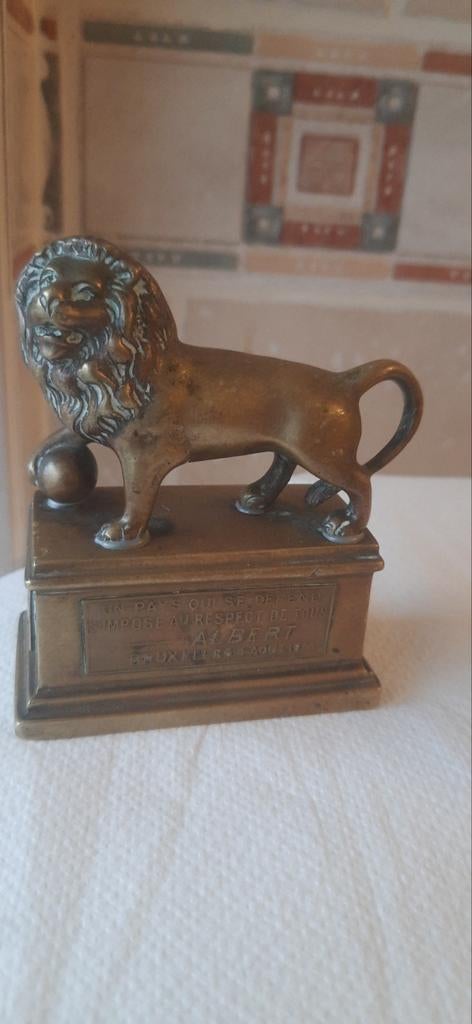 lion de waterloo, Antiquités & Art, Enlèvement ou Envoi