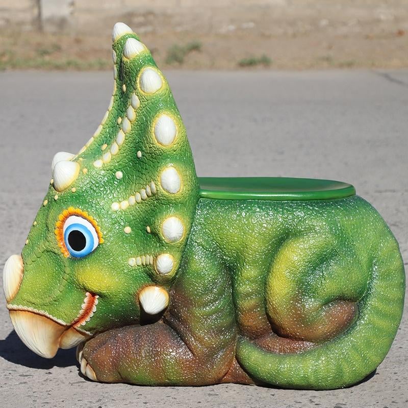 Baby Triceratops Stoel – Gelcoat Coated Kinderstoel, Kinderen en Baby's, Ophalen, Nieuw