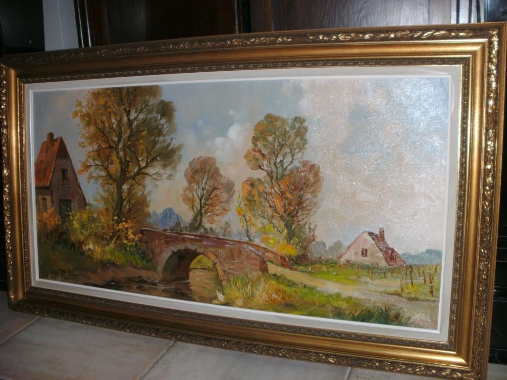 *Henry Brent (19e eeuw) -Engelse school -Prachtig schilderij, Ophalen